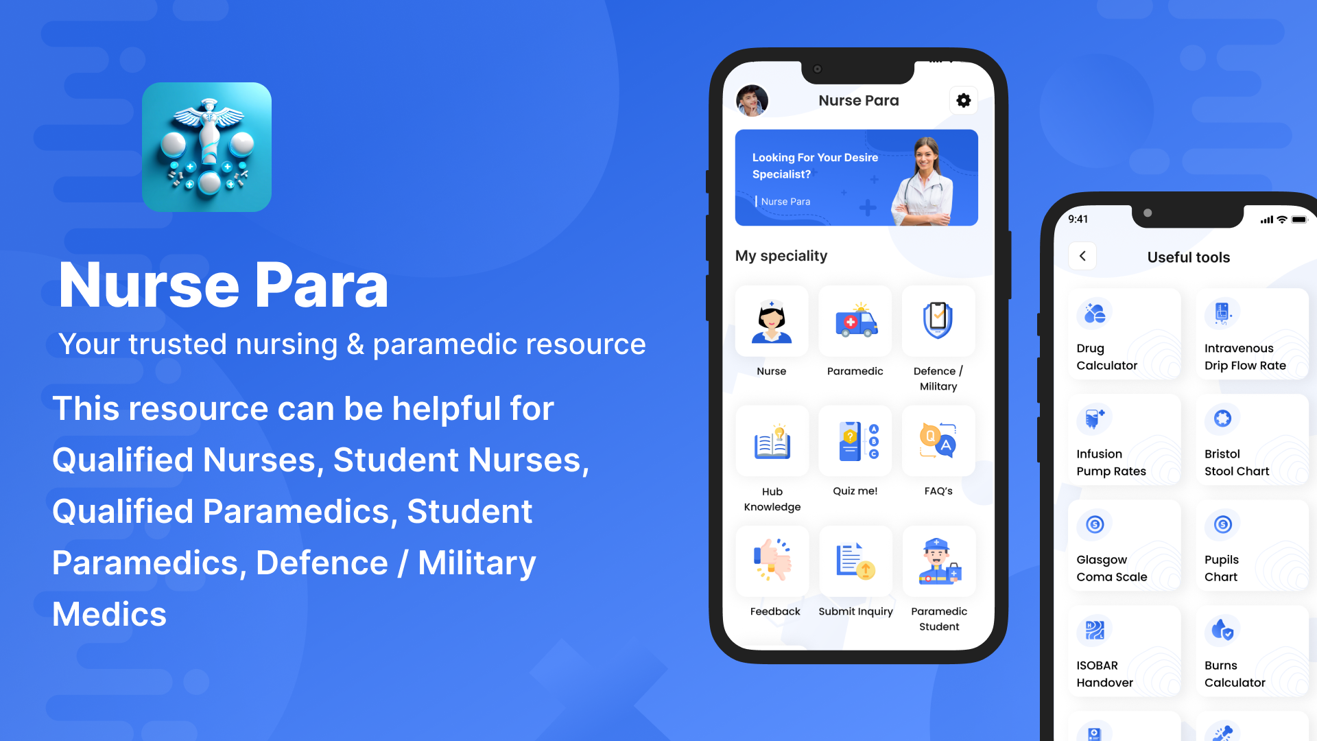 Nurse Para App Mockup 2